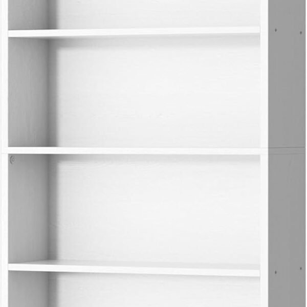 Bookshelf,6-Tier Open Bookcase and Bookshelves,6 Shelf Display Storage Shelves Floor Standing 70.6 inches Tall Bookcase for Home Office, Living Room (White)